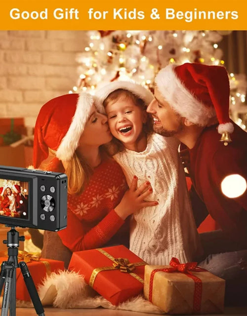 Load image into Gallery viewer, 1080P Digital Camera 44MP 16X Digital Zoom Compact Point and Shoot Camera Portable Small Camera Starter Camera for Teens Students Boys Girls Seniors
