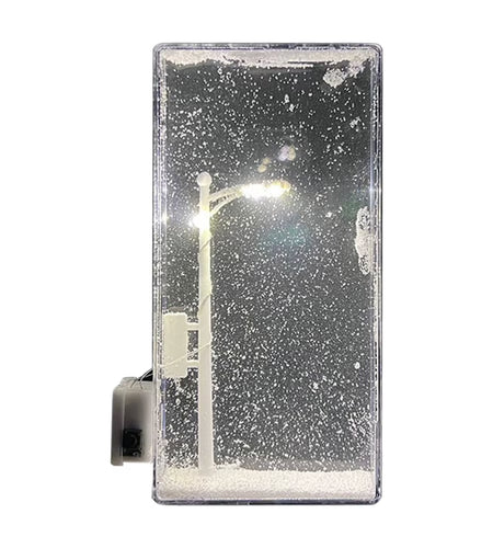 Magic Snowy Landscape Night Lights Small Street Light Snowy Flowing Night DIY Christmas Lights Christmas Desktop Decor Handmade