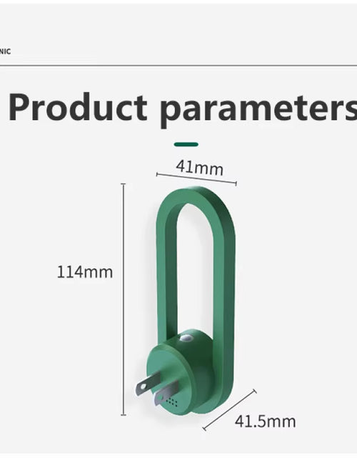 Load image into Gallery viewer, BuzzShield™ Ultrasonic Mosquito Repeller &amp; LED Night Lamp – Sleep Tight, Bite-Free, Every Night
