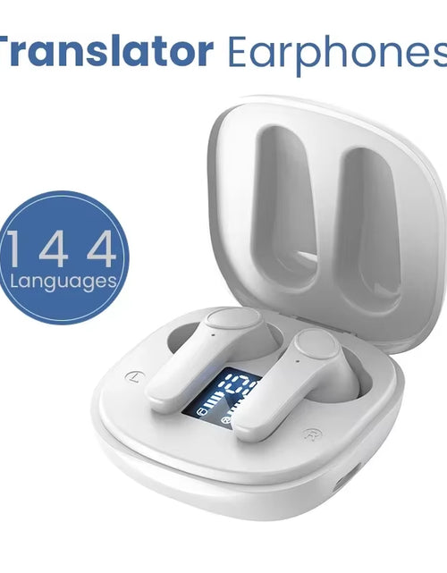 Load image into Gallery viewer, Translation Headphones Real Time Bluetooth Earbuds Translator 144 Languages Simultaneous Business Interpretation Earphones
