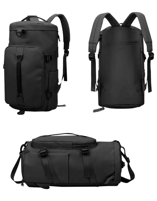 Load image into Gallery viewer, Overnight Bag Gym Travel Duffle Bag for Men and Women Weekender, Multifunctional, Black
