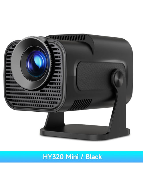 Load image into Gallery viewer, HY320 Mini Newly Native 720P Android 11 4K Projector 300ANSI Wifi6 BT5.0 Cinema Outdoor Portable 180° Rotable Projector
