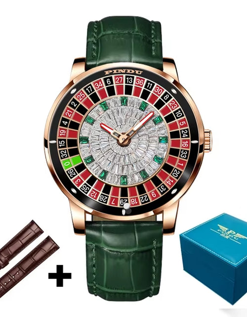 Load image into Gallery viewer, Roulette Series Watch Men&#39;S Poker Fully Automatic Mechanical Watch Luminous Trendy Men&#39;S Watch Large Dial Watch
