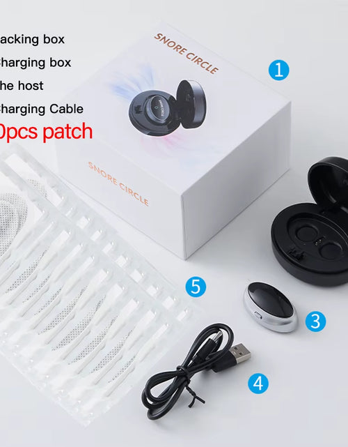Load image into Gallery viewer, SmartSnore™ 5-Pair EMS Anti-Snoring Device – Breathe Easy, Sleep Deep
