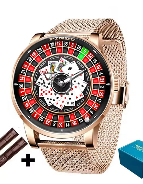 Load image into Gallery viewer, Roulette Series Watch Men&#39;S Poker Fully Automatic Mechanical Watch Luminous Trendy Men&#39;S Watch Large Dial Watch
