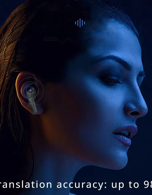 Load image into Gallery viewer, Translation Headphones Real Time Bluetooth Earbuds Translator 144 Languages Simultaneous Business Interpretation Earphones
