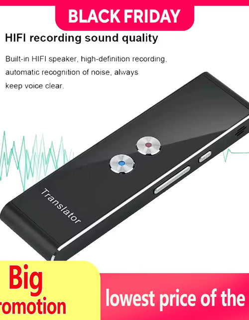 Load image into Gallery viewer, 40 Languages Multi-Intelligent Instant Translation Wireless Voice Translation 2 Way Real-Time Voice Translation Business Travel
