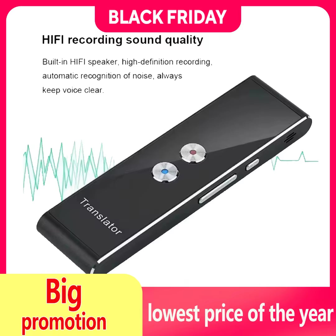 40 Languages Multi-Intelligent Instant Translation Wireless Voice Translation 2 Way Real-Time Voice Translation Business Travel