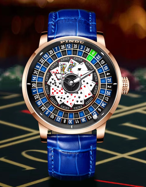 Load image into Gallery viewer, Roulette Series Watch Men&#39;S Poker Fully Automatic Mechanical Watch Luminous Trendy Men&#39;S Watch Large Dial Watch
