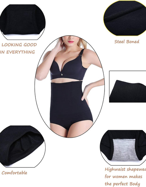 Load image into Gallery viewer, Women Waist Trainer Tummy Control Panties Body Shaper High Waisted Shapewear Briefs Butt Lifter Slimming Corset Seamless
