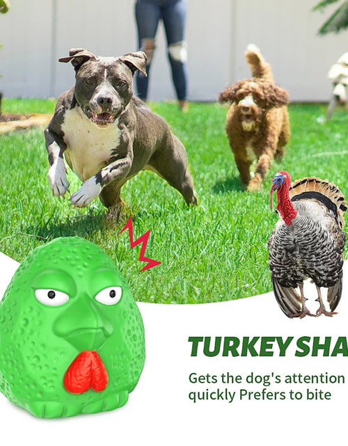 Load image into Gallery viewer, Rubber Dog Chew Toys,Treat Food Dispensing Dog Toys for Teeth Cleaning, Puzzle Interactive Dog Toys for Small Medium Large Dogs Green
