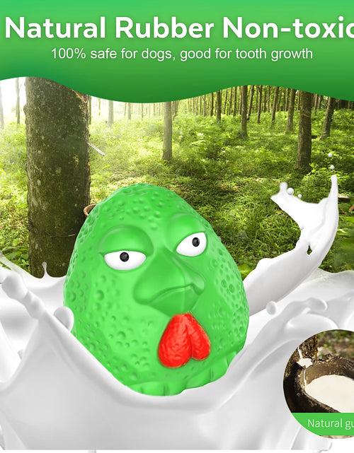 Load image into Gallery viewer, Rubber Dog Chew Toys,Treat Food Dispensing Dog Toys for Teeth Cleaning, Puzzle Interactive Dog Toys for Small Medium Large Dogs Green
