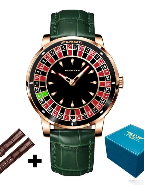 Load image into Gallery viewer, Roulette Series Watch Men&#39;S Poker Fully Automatic Mechanical Watch Luminous Trendy Men&#39;S Watch Large Dial Watch
