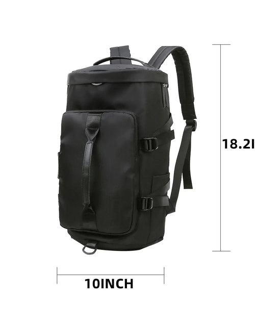 Load image into Gallery viewer, Overnight Bag Gym Travel Duffle Bag for Men and Women Weekender, Multifunctional, Black
