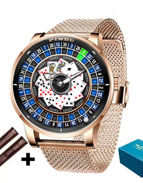 Load image into Gallery viewer, Roulette Series Watch Men&#39;S Poker Fully Automatic Mechanical Watch Luminous Trendy Men&#39;S Watch Large Dial Watch
