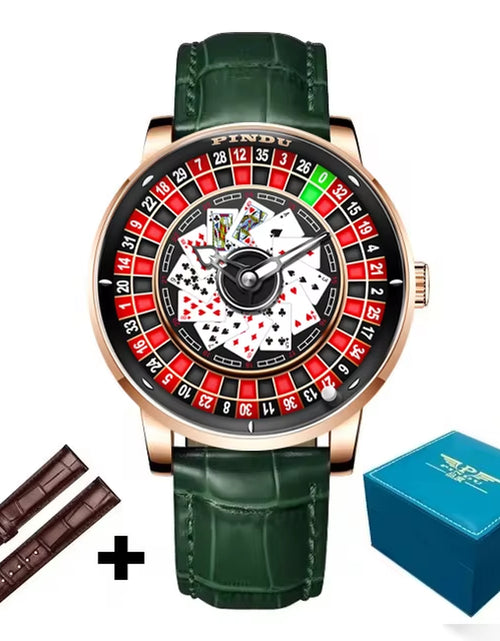 Load image into Gallery viewer, Roulette Series Watch Men&#39;S Poker Fully Automatic Mechanical Watch Luminous Trendy Men&#39;S Watch Large Dial Watch
